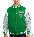 Boston Celtics 17 Time Championship Varsity Jacket Clanton Jacket