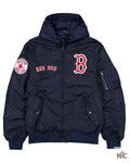 Boston Red Sox Historic L-2B Hooded Bomber Jacket Clanton Jacket