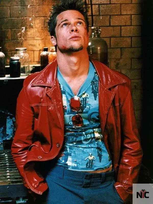 Brad Pitt Fight Club Jacket Clanton Jacket