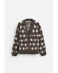 Brassic S07 Joe Gilgun Brown Fur Knitted Cardigan