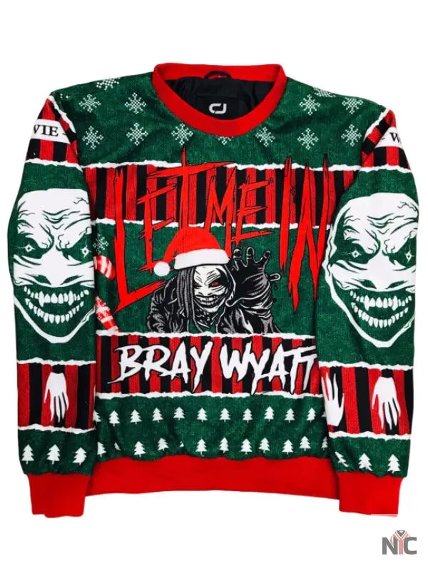 Bray Wyatt Christmas Sweater Clanton Jacket