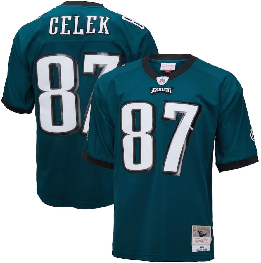Brent Celek Philadelphia Eagles Mitchell & Ness 2009 Legacy Jersey WorthVee
