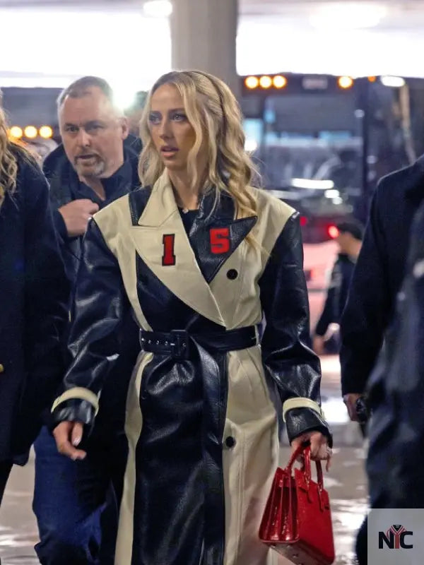 Brittany Mahomes AFC Championship Coat Clanton Jacket