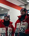 Brothers Jack and Quinn Hughes USA Closing Ceremony Jacket
