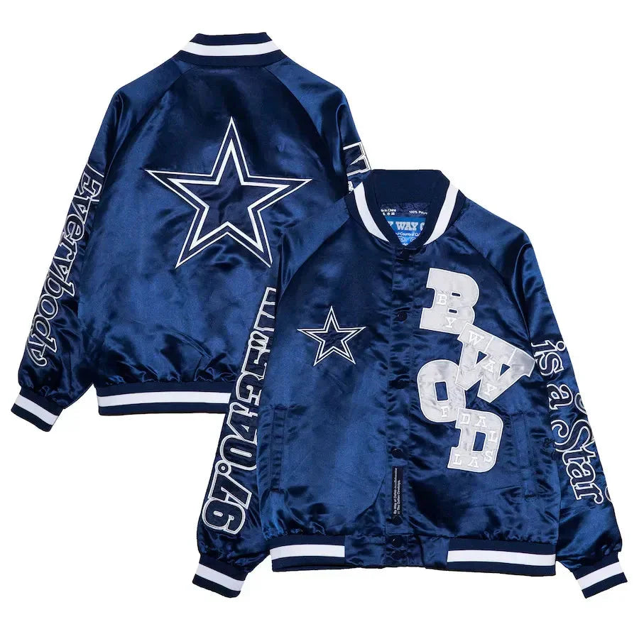 By Way of Dallas Navy Dallas Cowboys Jacket Clanton Jacket