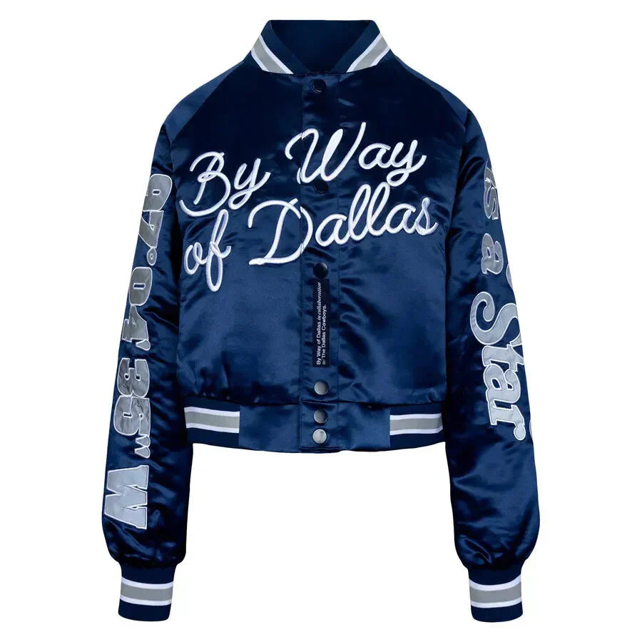 By Way of Dallas Varsity Jacket Clanton Jacket