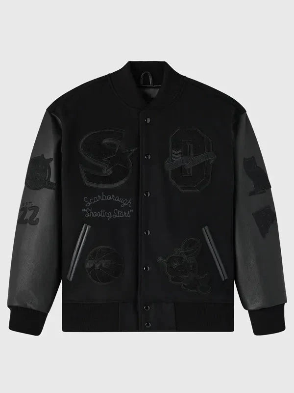 CEBL Scarborough Shooting Stars Championship Varsity Jacket Clanton Jacket
