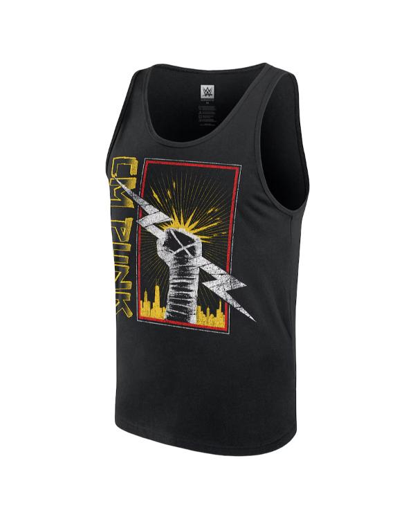 CM Punk Chicago Fist Tank Top Clanton Jacket