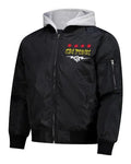 CM Punk Black Hooded Bomber Jacket WorthVee