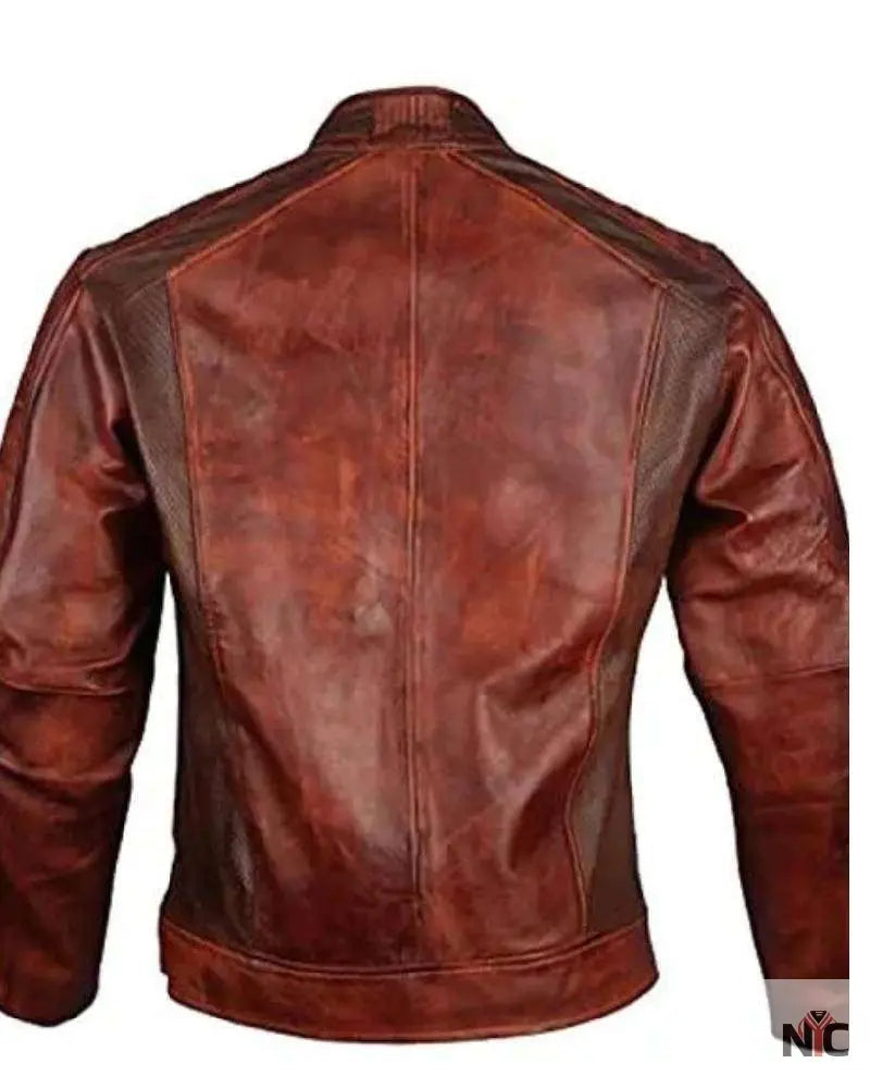 Cafe Racer Leather Jacket Clanton Jacket