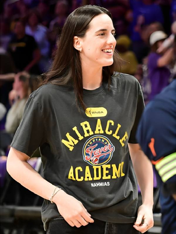 Caitlin Clark Fever x Miracle Academy T-Shirt Clanton Jacket