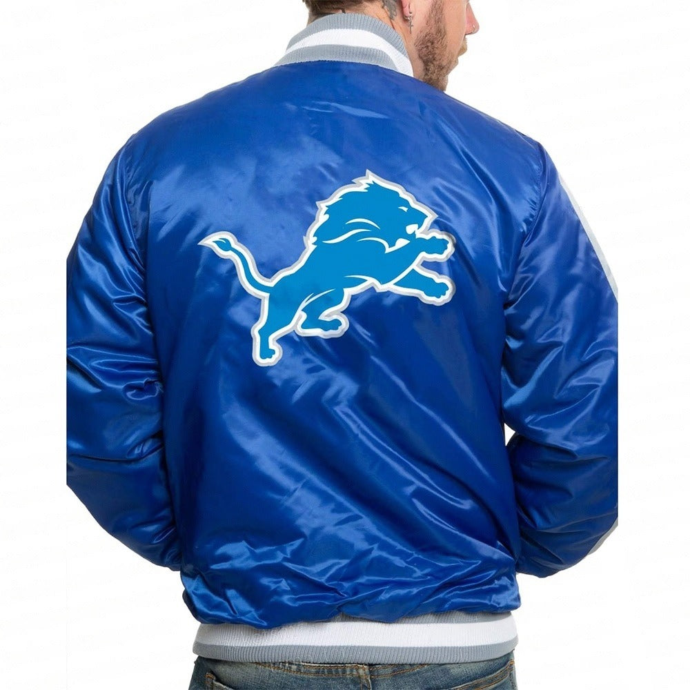 Calvin Johnson Detroit Lions Jacket WorthVee