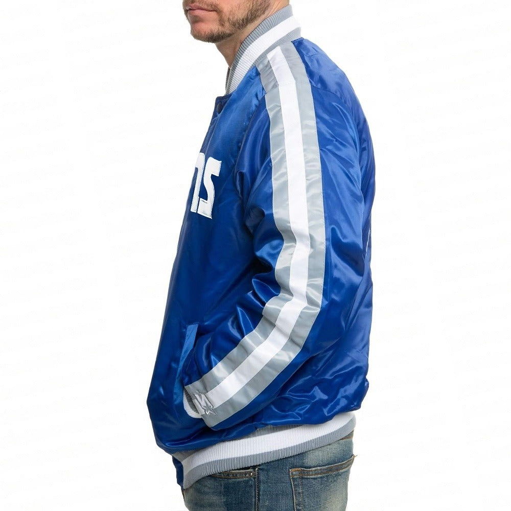 Calvin Johnson Detroit Lions Jacket WorthVee