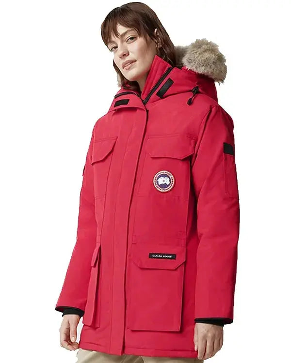 Canada Goose Fence Red Hooded Jacket WorthVee