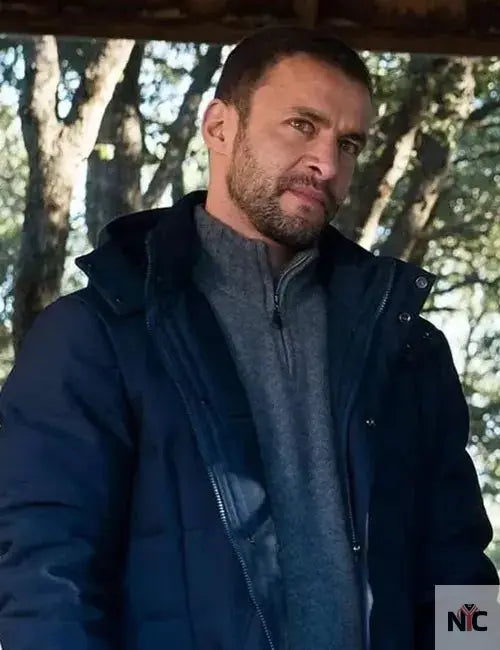 Candice Renoir Antoine Dumas Blue Hooded Jacket Clanton Jacket