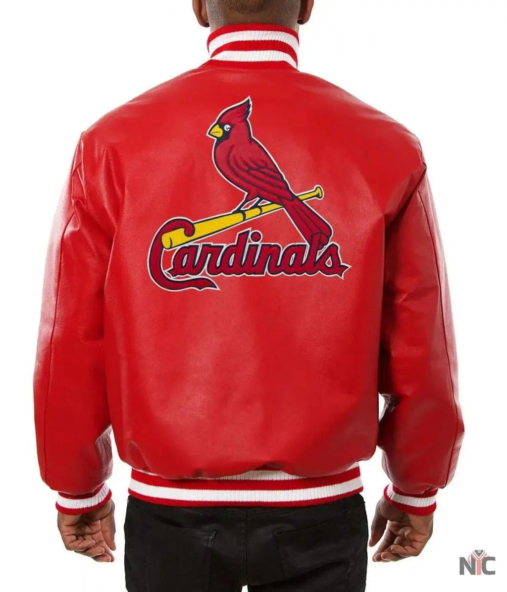 Cardinals St Louis Red Varsity Jacket Clanton Jacket