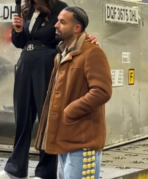 Drake Brown Suede Jacket