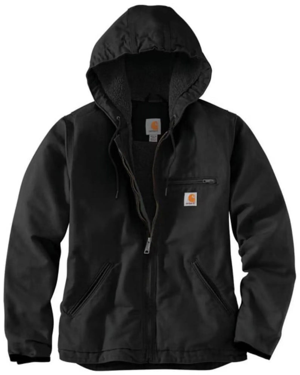 Carhartt Active Jacket, Hooded Sherpa Lined Canvas Work Coat, Dusty Rose Carhartt Streetwear