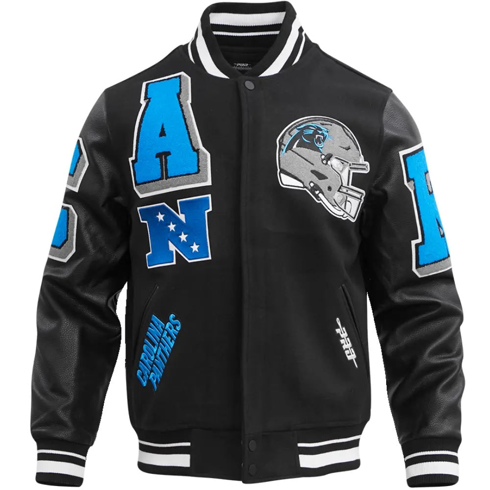 Carolina Panthers Mashup Varsity Jacket WorthVee