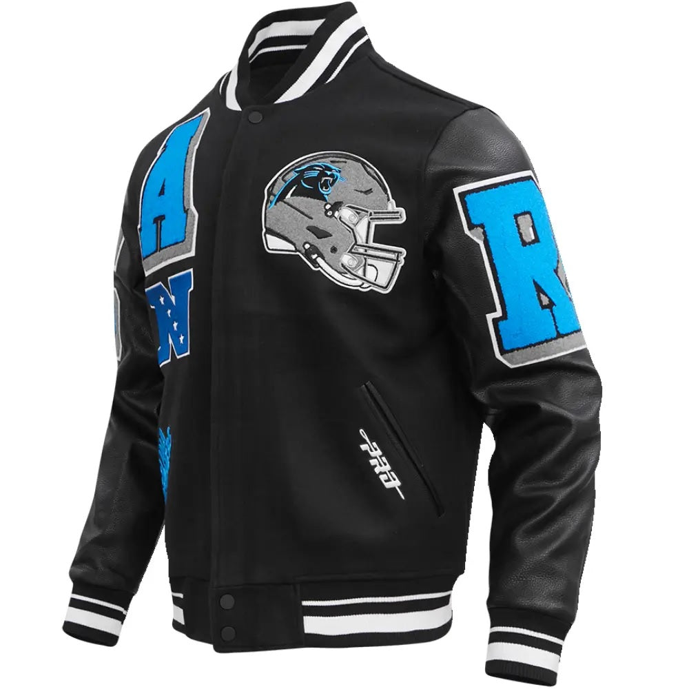 Carolina Panthers Mashup Varsity Jacket WorthVee