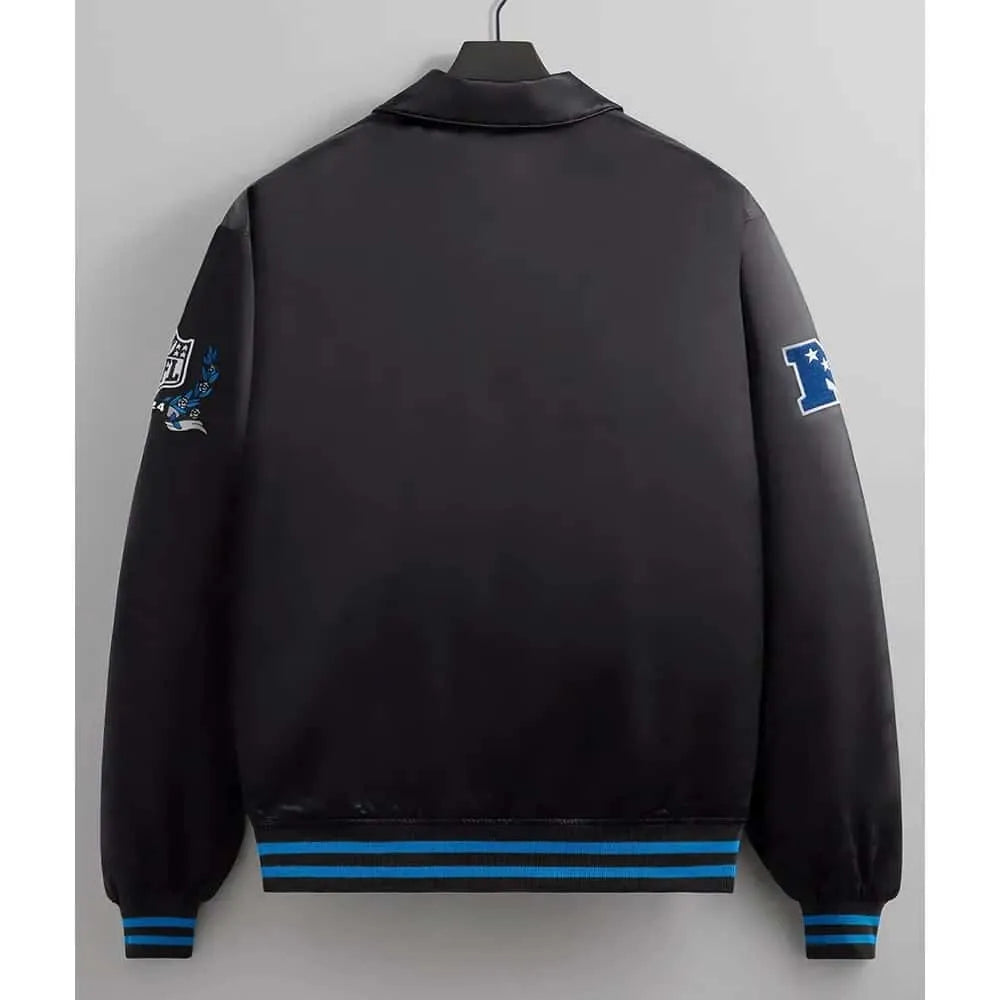 Carolina Panthers Shirt Collar Bomber Jacket