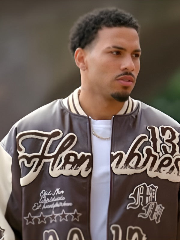 Celebs Go Dating S14 Louis Russell Varsity Jacket WorthVee
