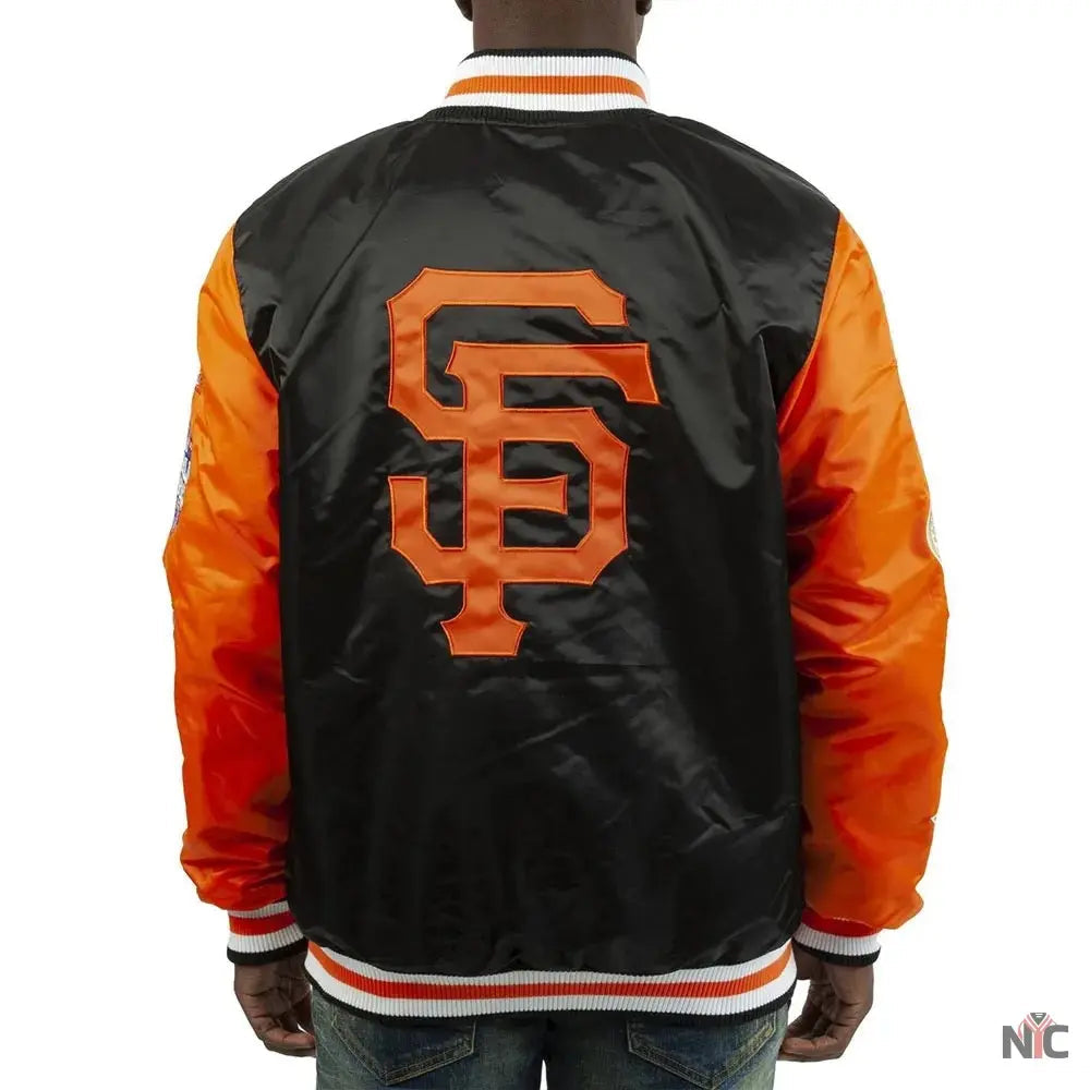 Champs Patches San Francisco Giants Satin Jacket Clanton Jacket