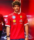 Charles Leclerc Belgium F1 Grand Prix 2025 Ferrari T-Shirt
