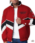 Chicago Bulls Captain Red Varsity Satin Jacket Clanton Jacket