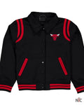 Chicago Bulls Sport Night Teddy Varsity Jacket Clanton Jacket
