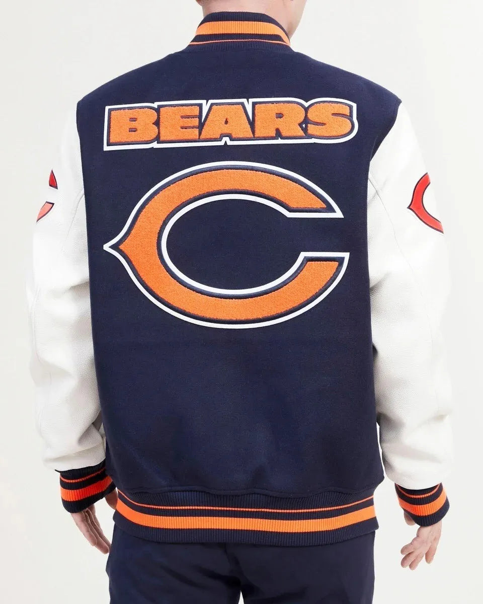 Chicago Bears Mash Up Wool Varsity Jacket