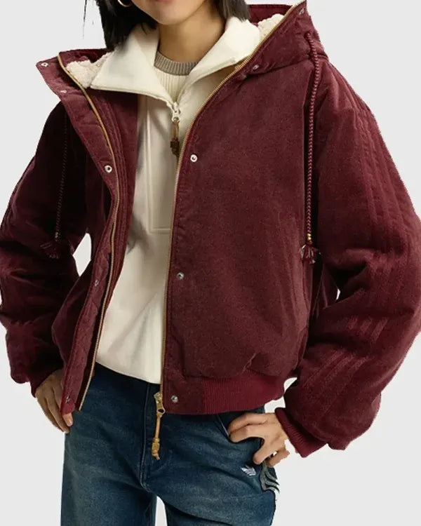 Chinese New Year 2026 Maroon Padded Jacket