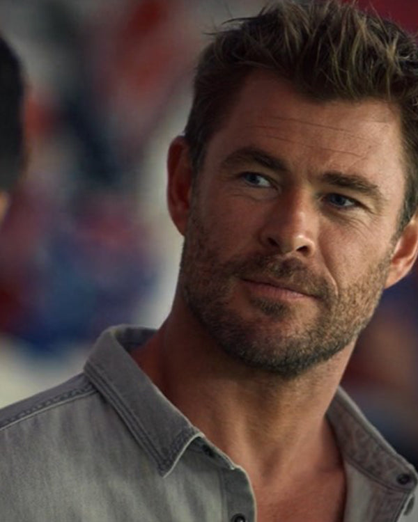 Chris Hemsworth A Road Trip to Remember Grey Shirt