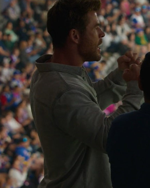 Chris Hemsworth A Road Trip to Remember Grey Shirt