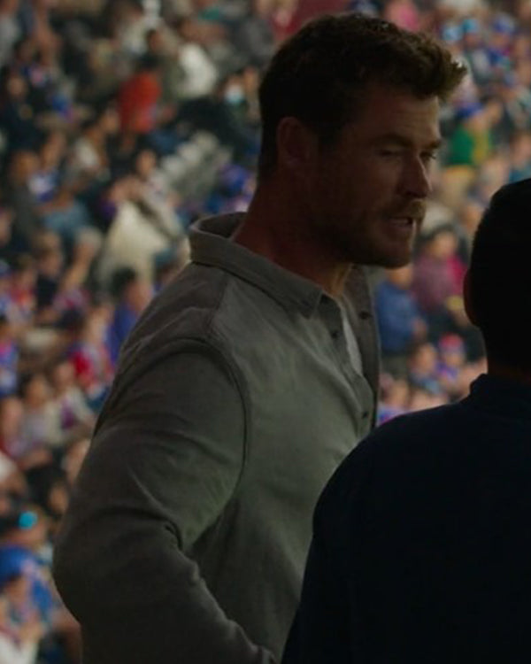 Chris Hemsworth A Road Trip to Remember Grey Shirt