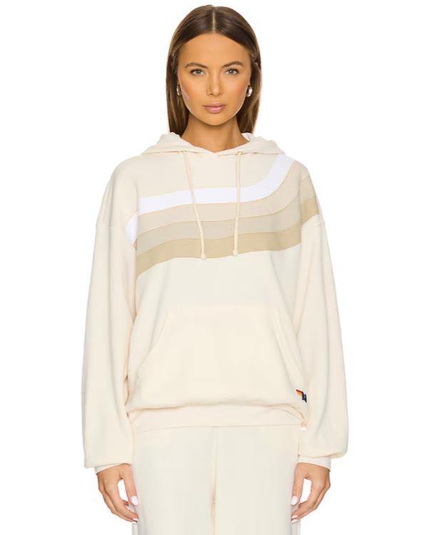 The Young And The Restless Lauralee Bell White Striped Hoodie