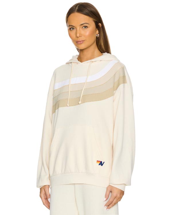 The Young And The Restless Lauralee Bell White Striped Hoodie