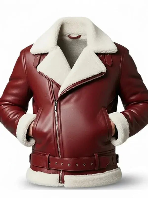 Christmas Santa Shearling Jacket – Festive Winter Style WorthVee