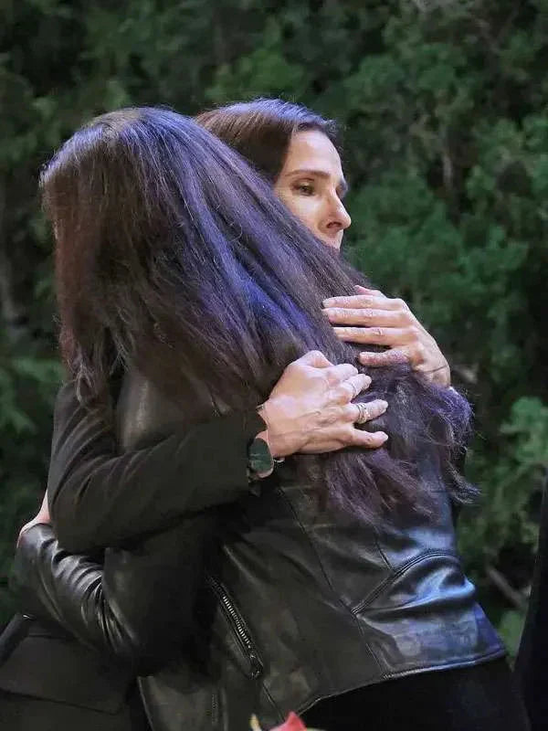 Ciara Brady Days of Our Lives Black Leather Jacket Clanton Jacket