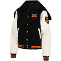 Cincinnati Bengals Sailor Full-Snap Hooded Varsity Jacket