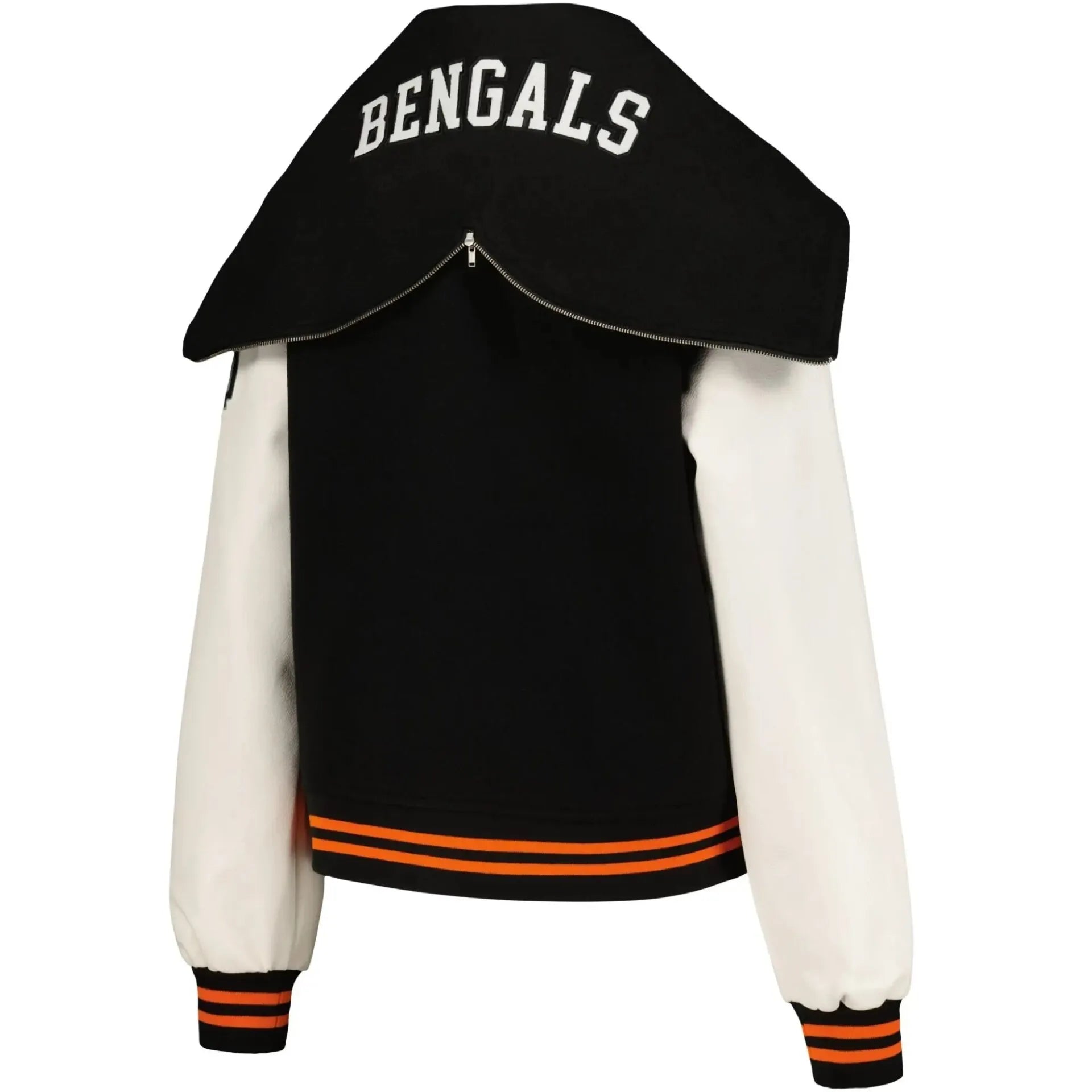 Cincinnati Bengals Sailor Full-Snap Hooded Varsity Jacket