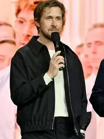 CinemaCon 2025 Ryan Gosling Black Jacket WorthVee