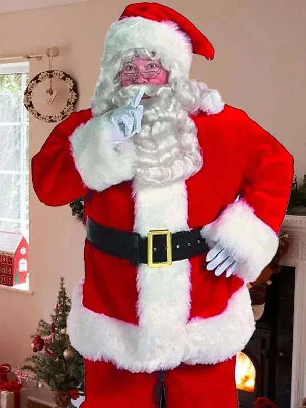 Classic Red Santa Claus Coat WorthVee
