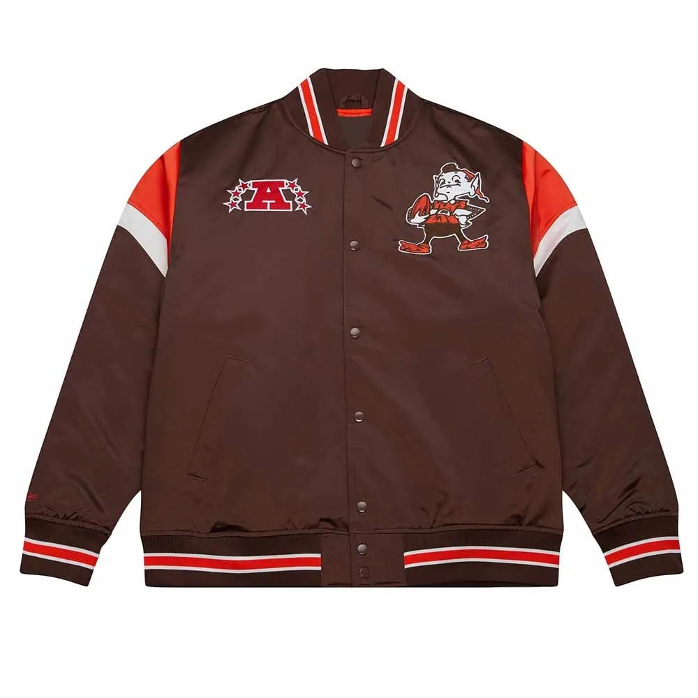 Cleveland Browns Heavyweight Satin Jacket WorthVee