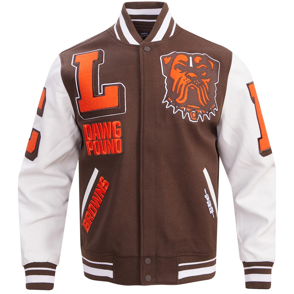Cleveland Browns Mashup Varsity Jacket WorthVee
