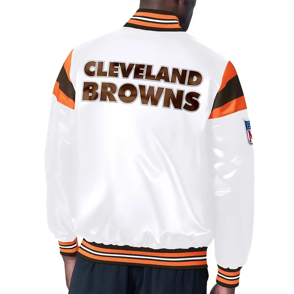 Cleveland Browns Midweight Satin Jacket WorthVee