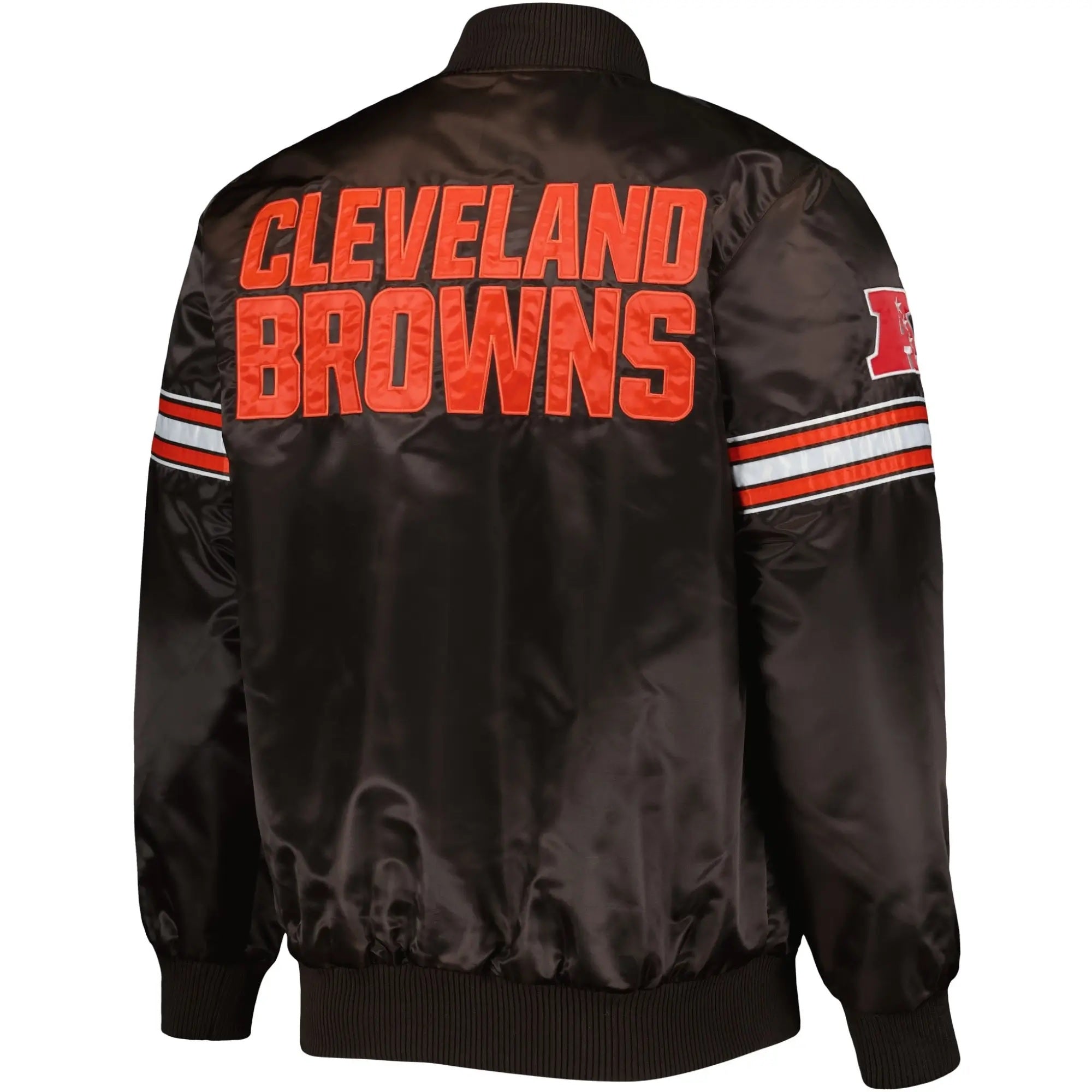 Cleveland Browns Starter The Pick and Roll Satin Jacket WorthVee