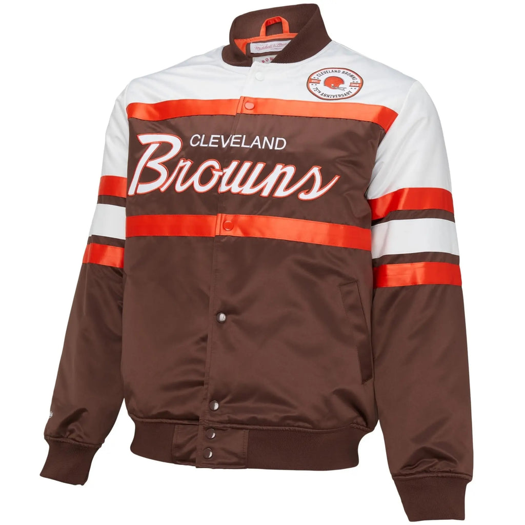 Cleveland Browns Team Players Satin Varsity Jacket WorthVee