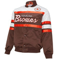 Cleveland Browns Team Players Satin Varsity Jacket WorthVee