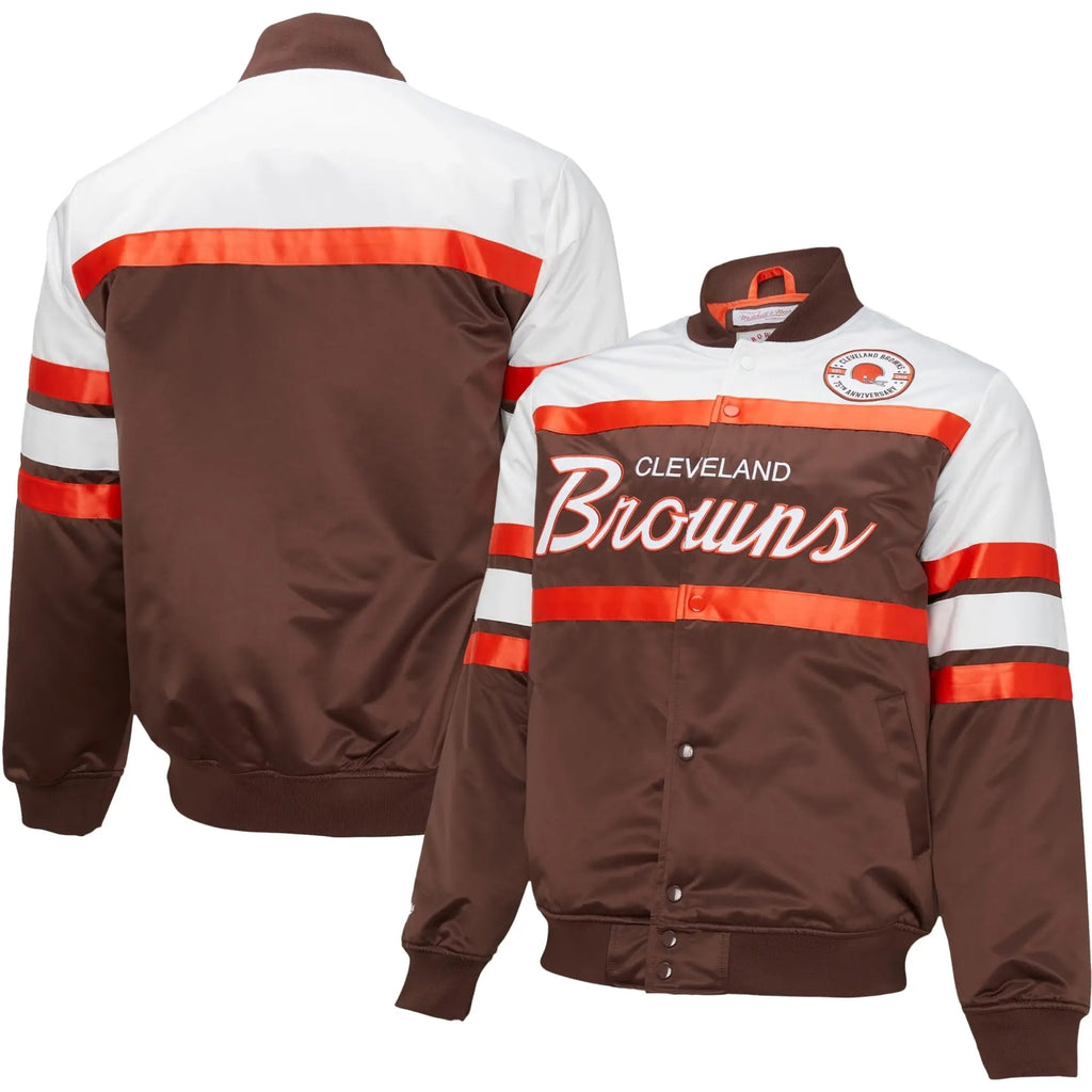 Cleveland Browns Team Players Satin Varsity Jacket WorthVee